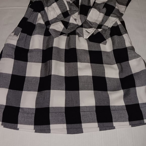 GAP WOMEN'S LONG SLEEVE PLAID DRESS - Picture 10 of 12